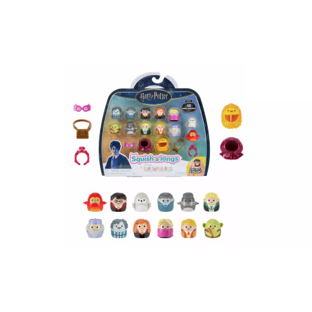 Squishmallows Squish-a-longs Harry Potter Mini-Squish + Accessory 12-Pack