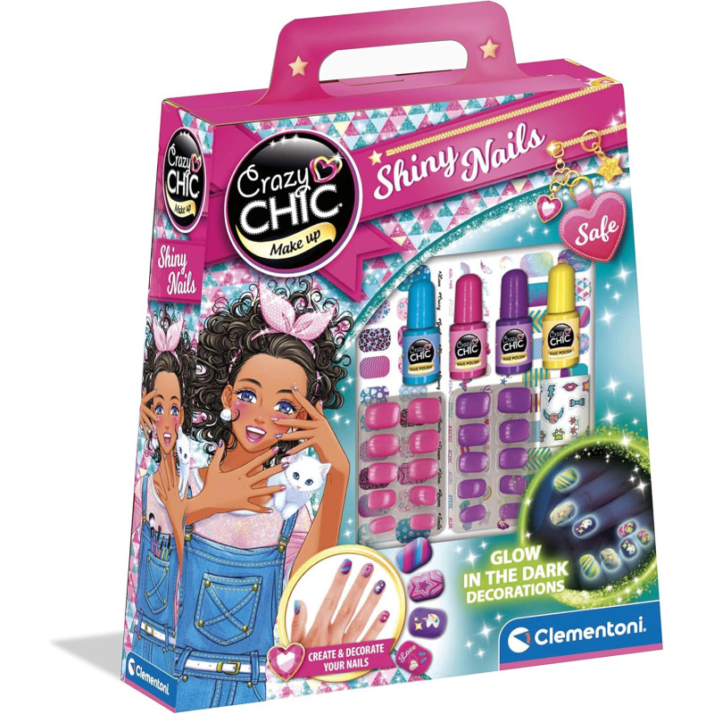 Clementoni Crazy Chic - Shiny Nails - Make Up Kit