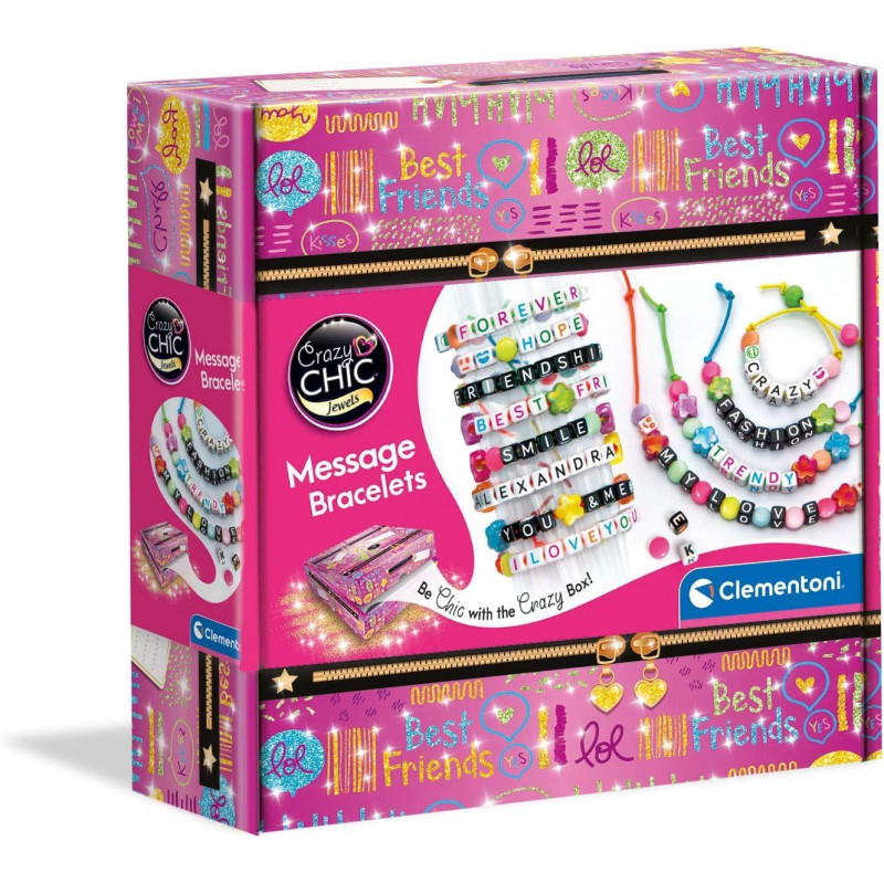 Clementoni Crazy Chic Message Bracelets Making Kit