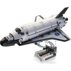Clementoni- NASA Floating Shuttle Space Toy: Educational, Self Build Science Kit