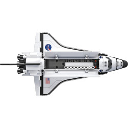 Clementoni- NASA Floating Shuttle Space Toy: Educational, Self Build Science Kit