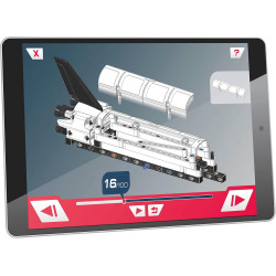 Clementoni- NASA Floating Shuttle Space Toy: Educational, Self Build Science Kit