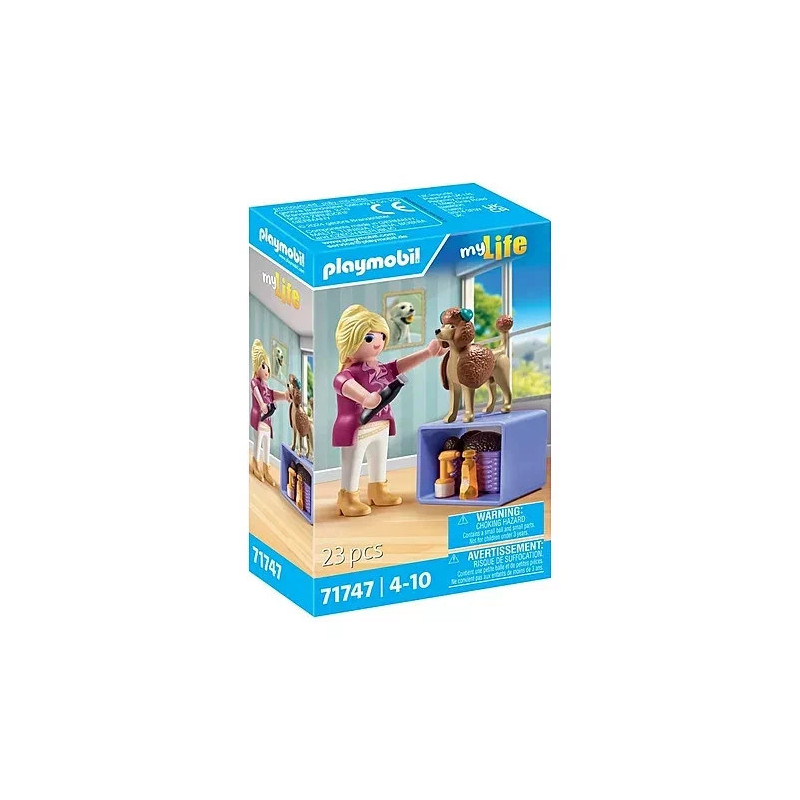 Playmobil My Life Set 71747 Dog Groomer Hairdresser