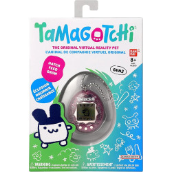 Tamagotchi Bandai Clear Pink Glitter Shell Original Cyber Pet Gen 2