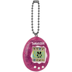 Tamagotchi Bandai Clear Pink Glitter Shell Original Cyber Pet Gen 2