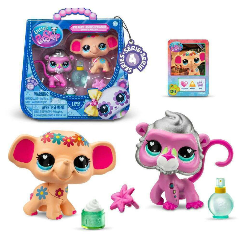 Littlest Pet Shop Series 4 Elephant Spa Pet Pair
