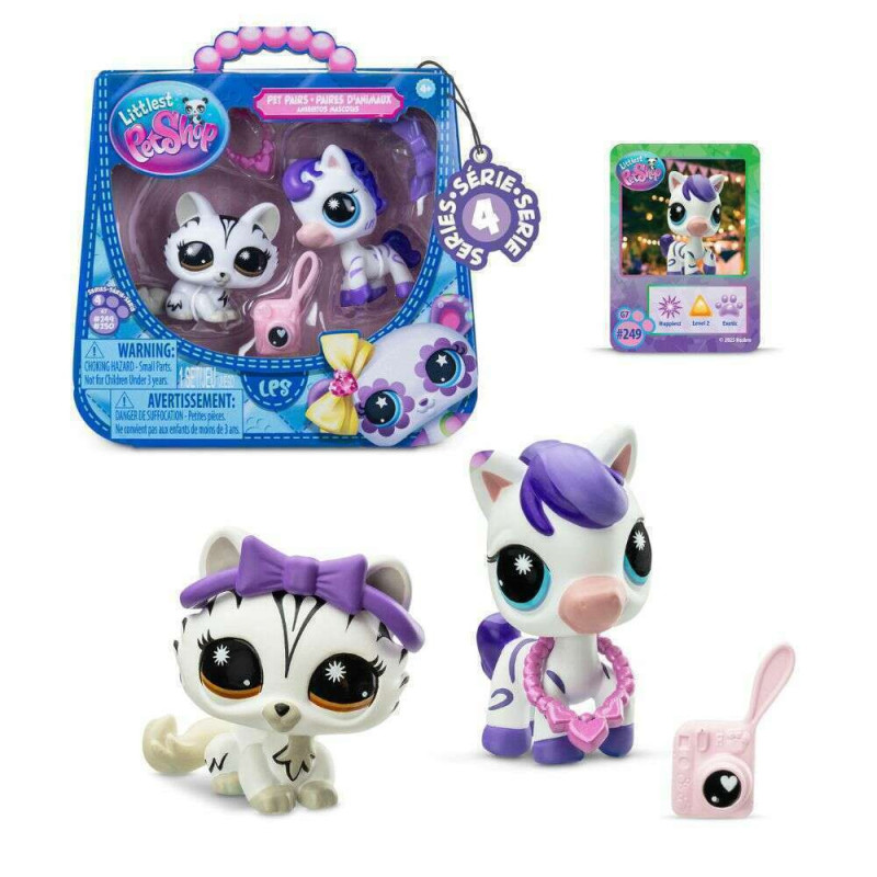Littlest Pet Shop Series 4 Stylin Stripes Pet Pair