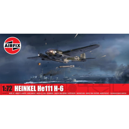 Airfix A07007C Heinkel He111 H-6 Military Aircraft