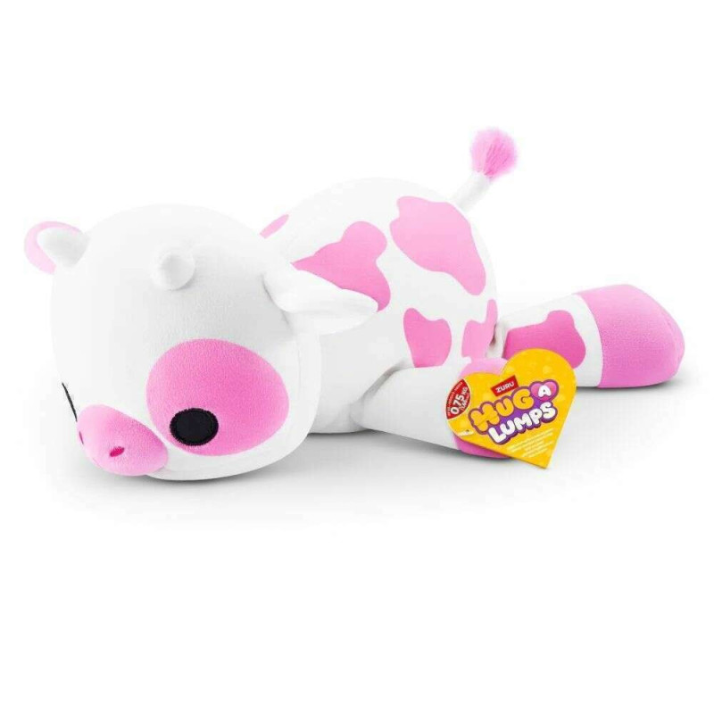 Hug-A-Lumps Clover the Cow 35cm Weighted Plush Soft Toy Zuru