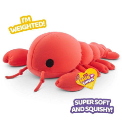 Hug-A-Lumps Lenny the Lobster 35cm Weighted Plush Soft Toy Zuru