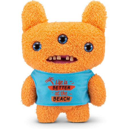 Fuggler Vacay Vibes by ZURU - Reek-O - orange - Funny Ugly Monster Plush Soft Toy