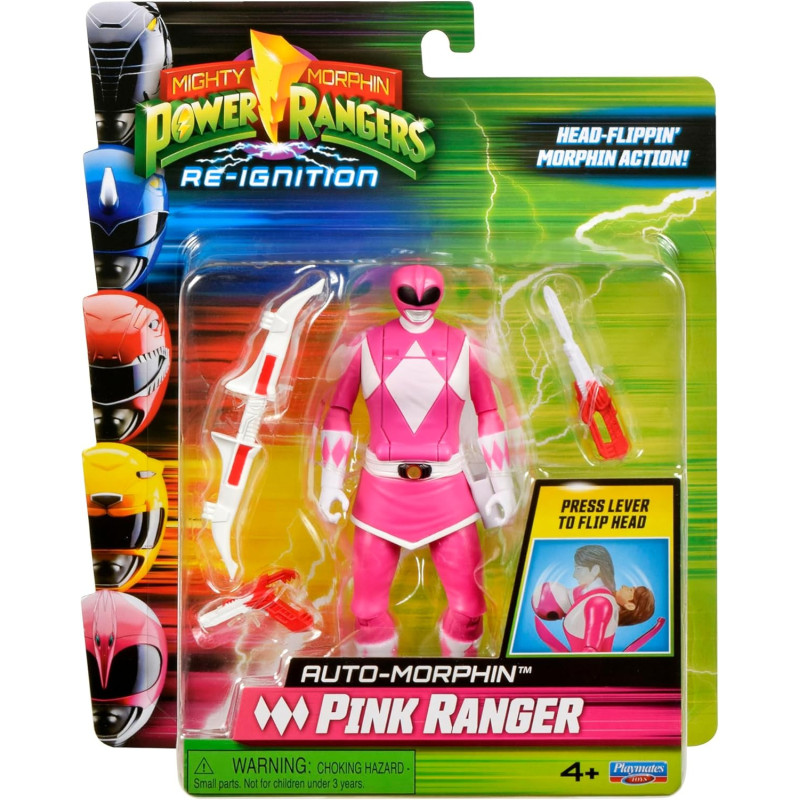 Power Rangers Re-Ignition Mighty Morphin Pink Rangers Figure
