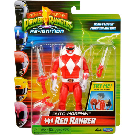 Power Rangers Re-Ignition Mighty Morphin Red Rangers Figure