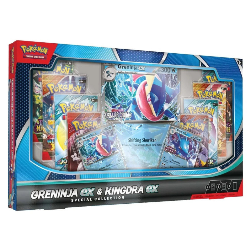 Pokemon TCG Scarlet & Violet Greninja and Kingdra EX Special Collection