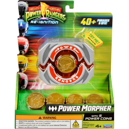 Power Rangers Mighty Morphin Power Morpher Role Play with 5 Power Coins