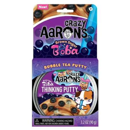Crazy Aaron's Thinking Putty - Brown Sugar Boba Sensory Putty
