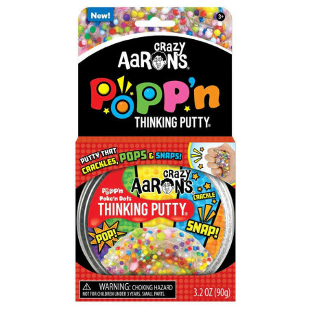 Crazy Aaron's Thinking Putty - Popp'n Poke'n Dots Sensory Putty