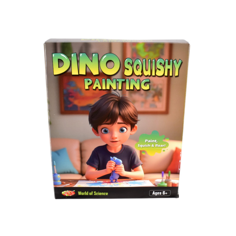 World of Science- Dino Squishy Painting Kit