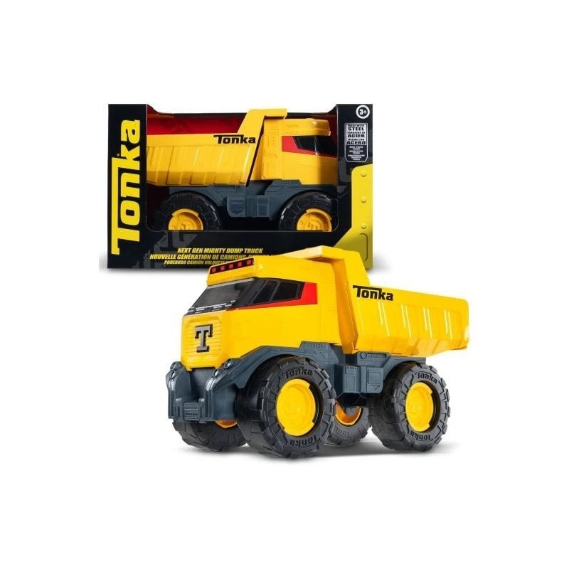 Tonka Steel Classics Next Gen Mighty Dump Truck Kids Construction Vehicle
