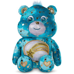 Care Bears 35cm Glowing Belly Plush- Wish Bear Soft Eco-Friendly Toy Limited Edition