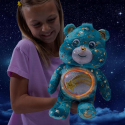 Care Bears 35cm Glowing Belly Plush- Wish Bear Soft Eco-Friendly Toy Limited Edition