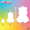 Care Bears Snowflake Sparkle Bear 35cm Soft Toy Limited Edition