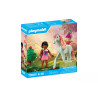 Playmobil Collectible Unicorn: Sky Rose with Fairy 71841