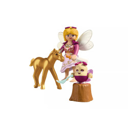 Playmobil Collectible Golden Unicorn Foal with Fairy 71844