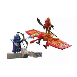 Playmobil Super Heroes- Drone Fight with Evil Ninja 71833