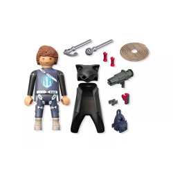 Playmobil Super Heroes- Shadow Super Hero Silver Hook 71835