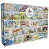 Gibsons British & Brilliant by Val Goldfinch 1000 Piece Jigsaw Puzzle G7168