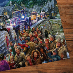 Gibsons Farmer Christmas 1000 Piece Jigsaw Puzzle G6439