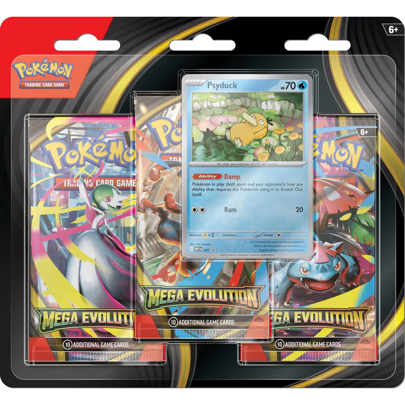Pokémon TCG: Mega Evolution - 3-pack  Max 1 per customer