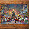 Gibsons Thomas Kinkade The Christmas Festival 1000 Piece Jigsaw Puzzle G6446