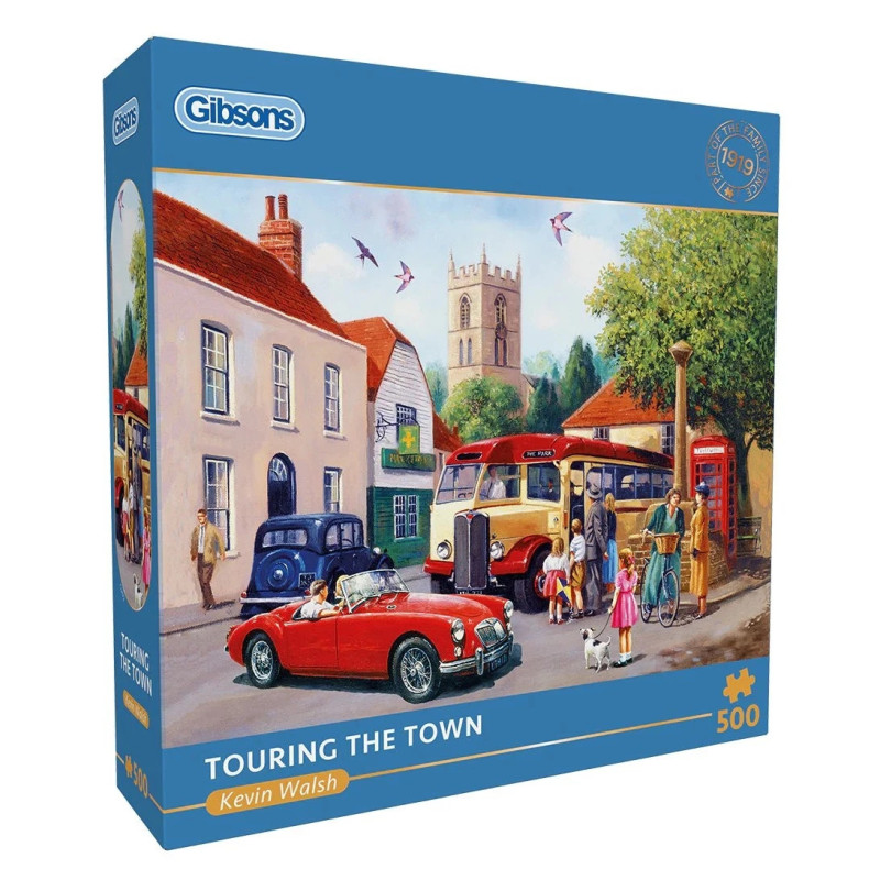 Gibsons Games Touring The Town 500 Piece Jigsaw Puzzle G3172