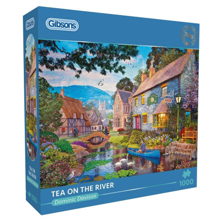 Gibsons Tea On The River 1000 Piece Jigsaw Puzzle G6451