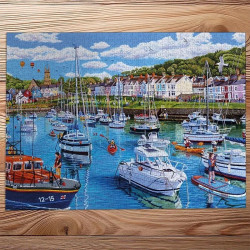 Gibsons Aberaeron, Cardigan Bay 1000 Piece Jigsaw Puzzle Toys G6444