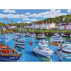 Gibsons Aberaeron, Cardigan Bay 1000 Piece Jigsaw Puzzle Toys G6444
