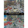 Piccadilly Circus Through the Decades 1000 Piece Gibsons Jigsaw, London G7158