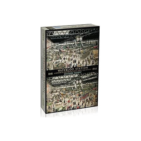 Gibsons Waterloo Station Historical World War 1000 Piece Jigsaw Puzzle G604