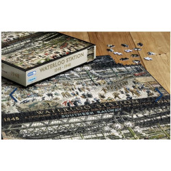 Gibsons Waterloo Station Historical World War 1000 Piece Jigsaw Puzzle G604
