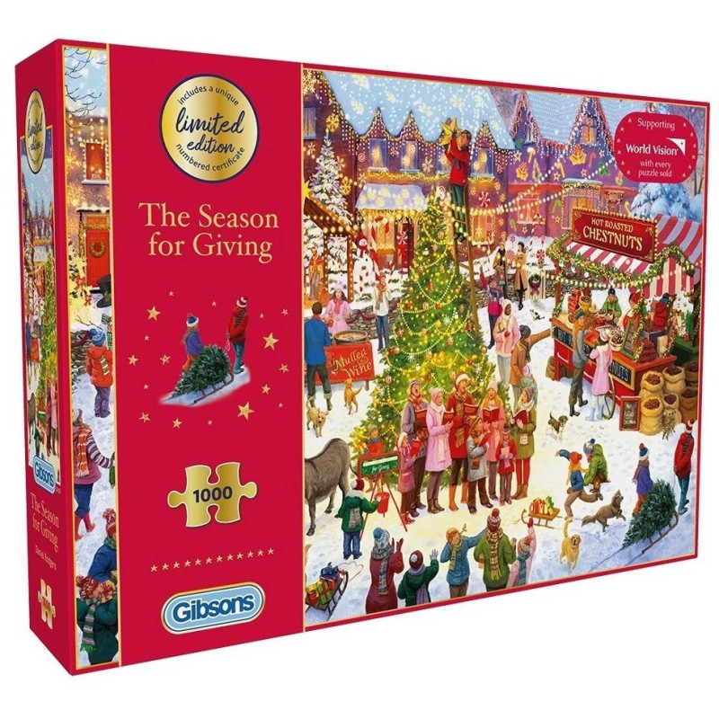 Gibsons The Season for Giving 1000 Piece Jigsaw Puzzle G2025