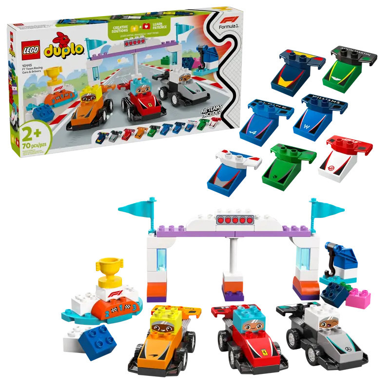 Duplo F1® Team Race Cars & Drivers  10445