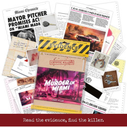 Cryptic Killers Unsolved Murder Mystery Game - Murder in Miami