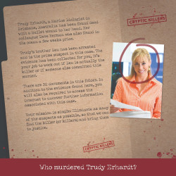 Cryptic Killers Unsolved Murder Mystery Game - Murder of a Marine Biologist