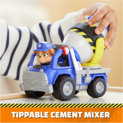 Paw Patrol Rubble & Crew- Mix’s Cement Mixer Toy Truck