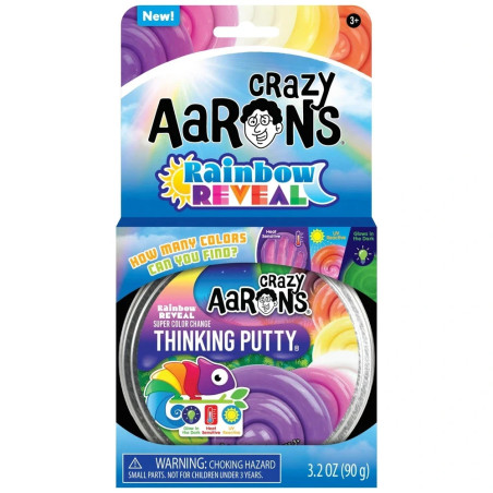 Crazy Aaron's Thinking Putty -Rainbow Reveal Sensory Putty