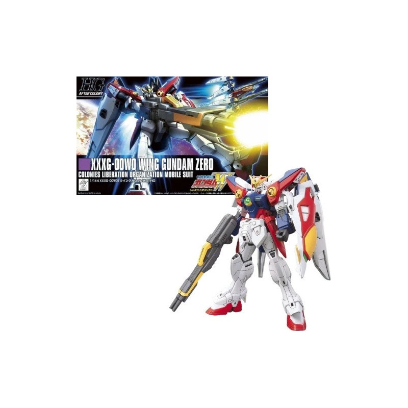 Gunpla HG 1/144 00W0 Wing Gundam Zero Model Set