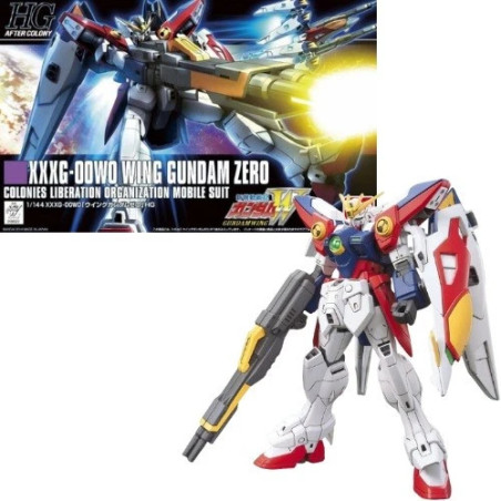 Gunpla HG 1/144 00W0 Wing Gundam Zero Model Set