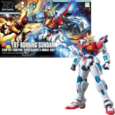 Gunpla HG 1/144 Try Burning Gundam Model Set